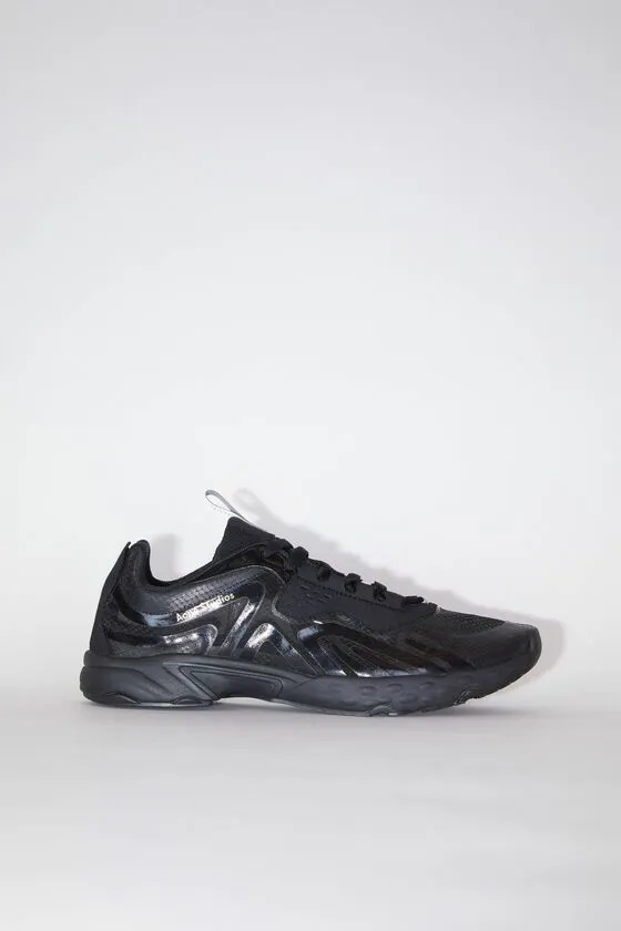 Acne Studios Shoes Man Laceup Sneakers BlackBlackBlack