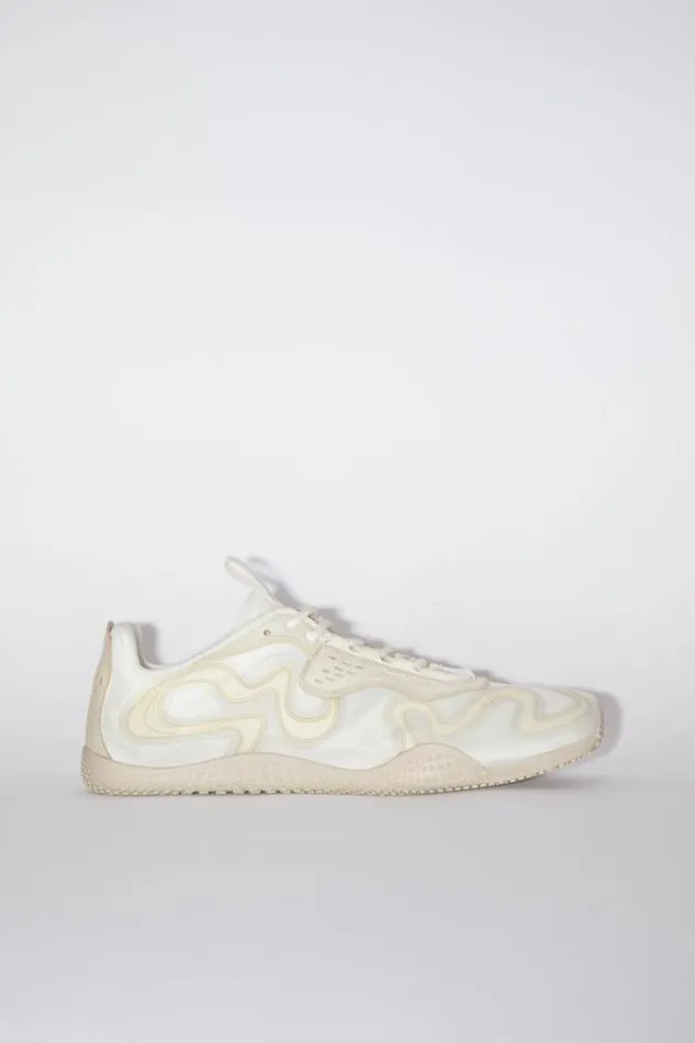Acne Studios Shoes Man Laceup Sneakers Multi White