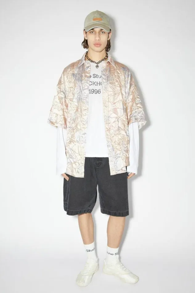 Acne Studios Shoes Man Laceup Sneakers Multi White