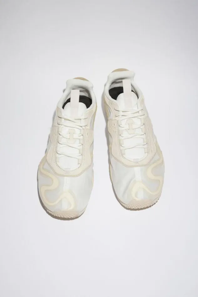 Acne Studios Shoes Man Laceup Sneakers Multi White