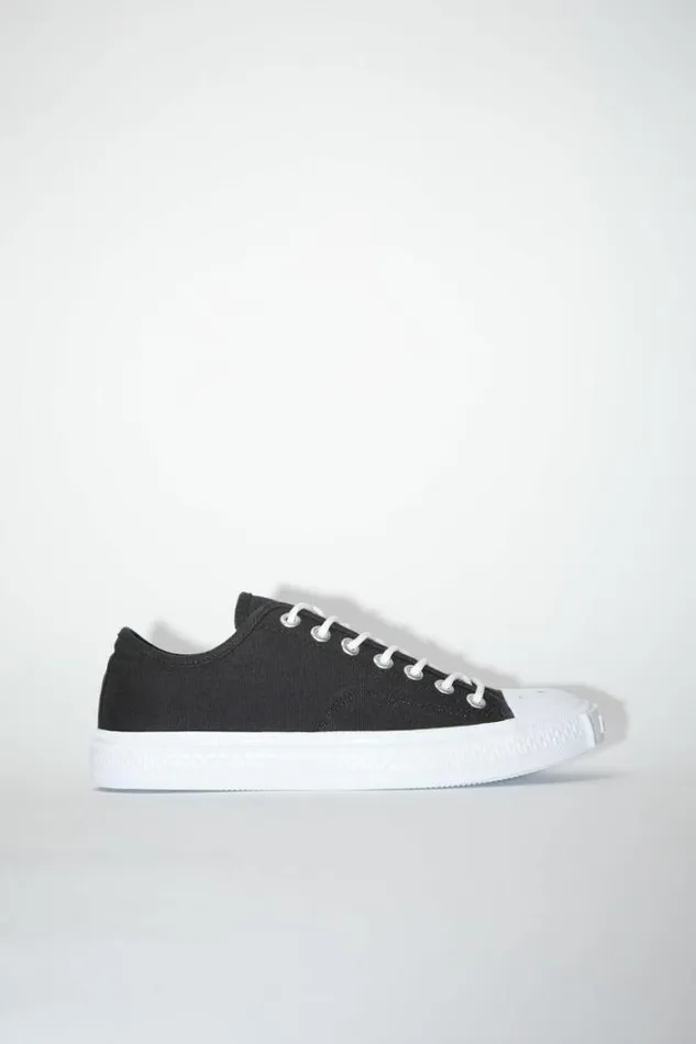 Acne Studios Shoes Man Low Top Sneakers BlackOff White
