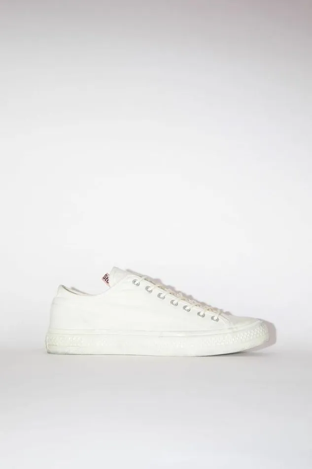 Acne Studios Shoes Man Low Top Sneakers Off WhiteOff White