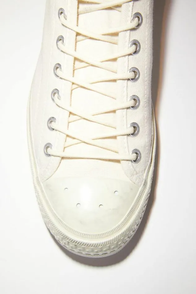 Acne Studios Shoes Man Low Top Sneakers Off WhiteOff White