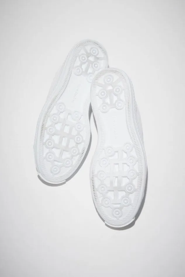Acne Studios Shoes Man Low Top Sneakers Optic White