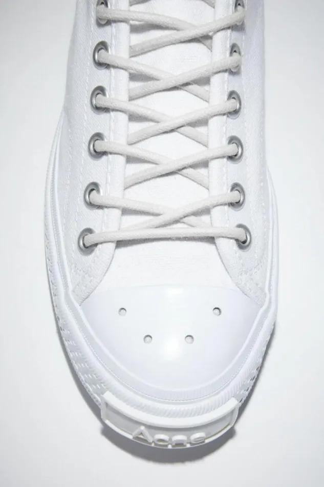 Acne Studios Shoes Man Low Top Sneakers Optic White