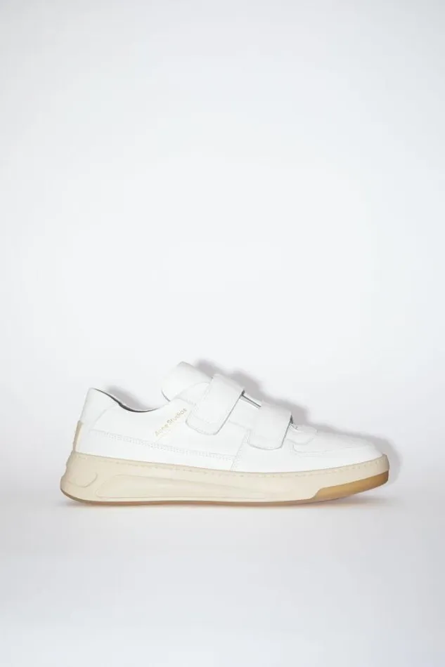 Acne Studios Shoes Man Velcro Strap Sneakers White