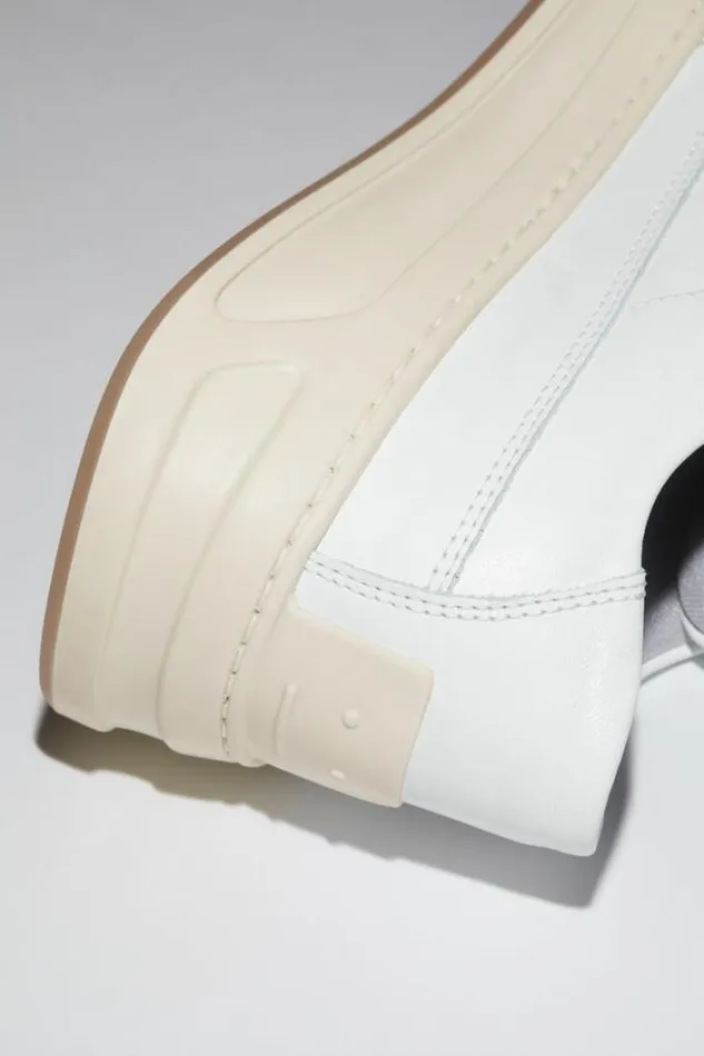Acne Studios Shoes Man Velcro Strap Sneakers White
