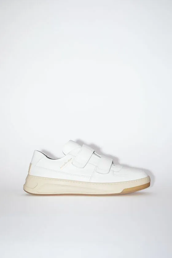 Acne Studios Shoes Man Velcro Strap Sneakers White