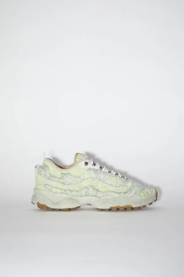 Acne Studios Shoes Woman Bubba Sneakers EcruWhite