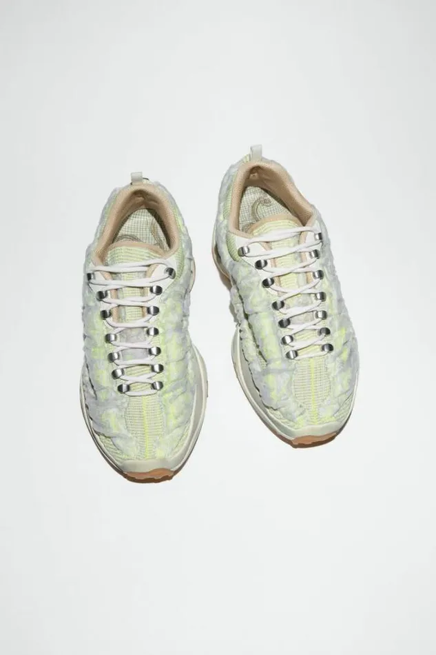 Acne Studios Shoes Woman Bubba Sneakers EcruWhite