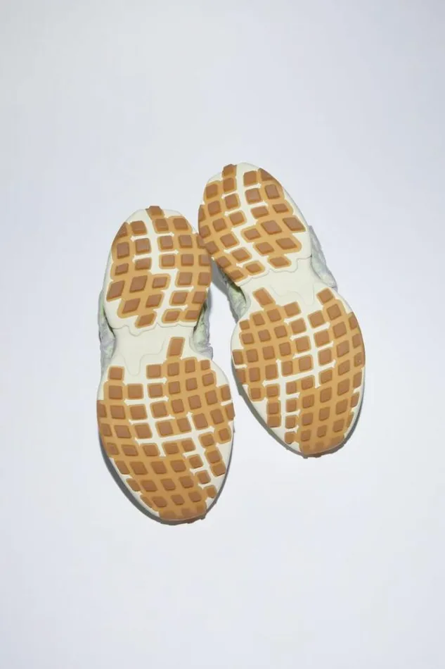 Acne Studios Shoes Woman Bubba Sneakers EcruWhite