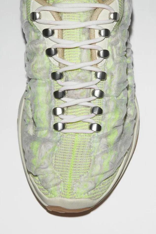Acne Studios Shoes Woman Bubba Sneakers EcruWhite