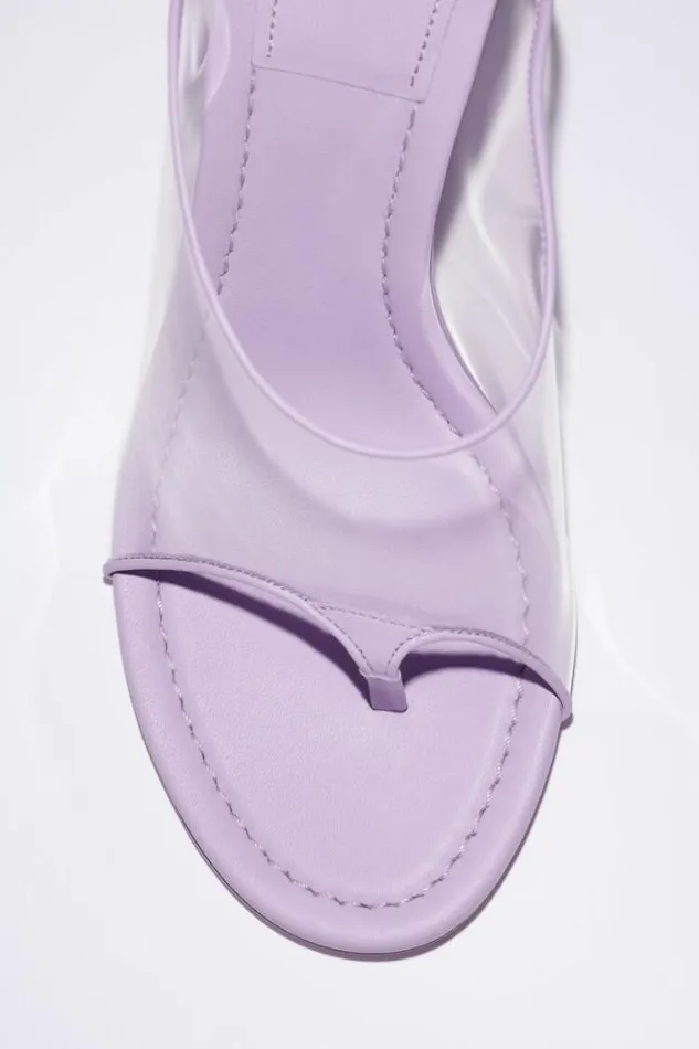 Acne Studios Shoes Woman Heel Sandal Light Purple