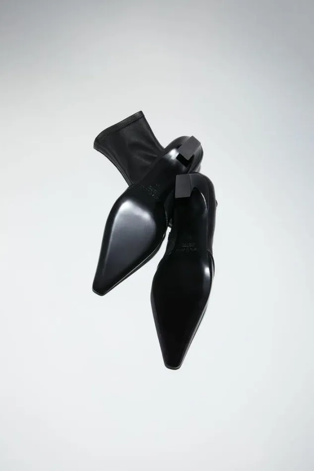 Acne Studios Shoes Woman Heeled Ankle Boots Black