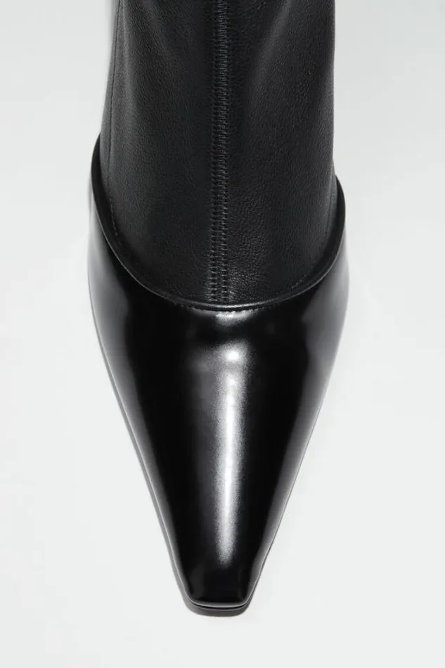 Acne Studios Shoes Woman Heeled Ankle Boots Black