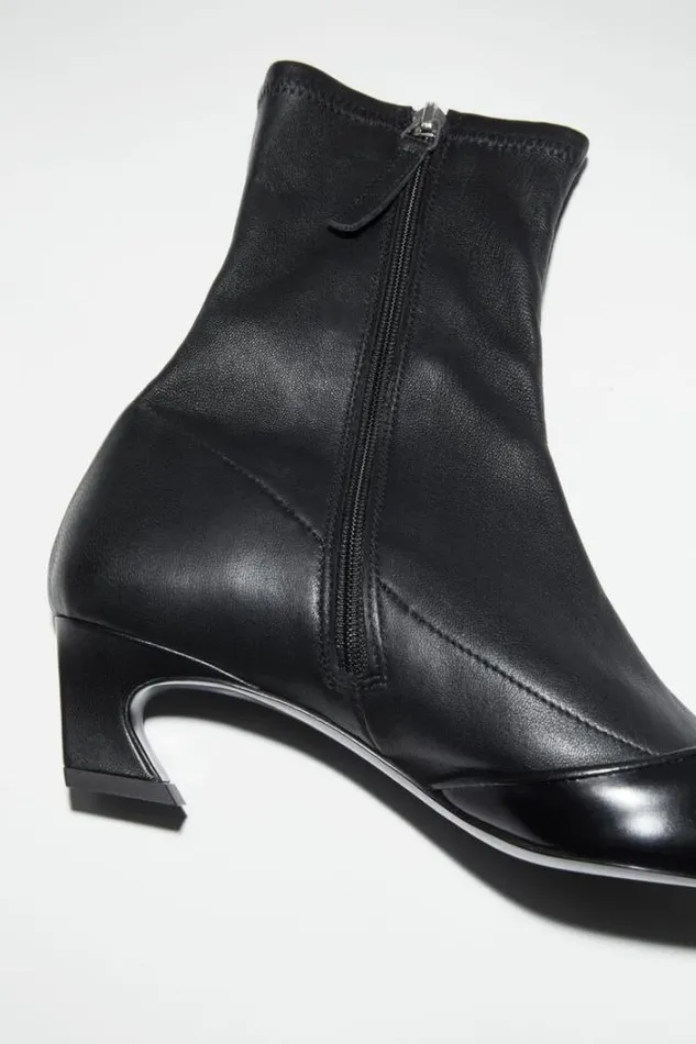 Acne Studios Shoes Woman Heeled Ankle Boots Black
