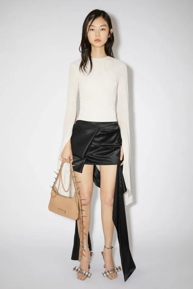 Acne Studios Shoes Woman Highheel Strap SandalRunway Show Cinnamon Brown