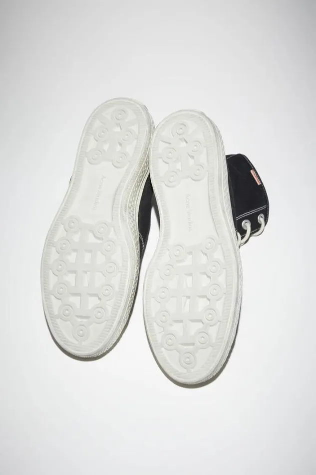 Acne Studios Shoes Woman High Top Sneakers BlackOff White