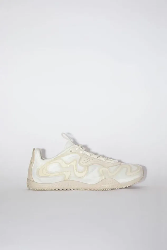 Acne Studios Shoes Woman Laceup Sneakers Multi White