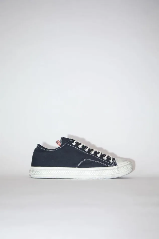Acne Studios Shoes Woman Low Top Sneakers BlackOff White