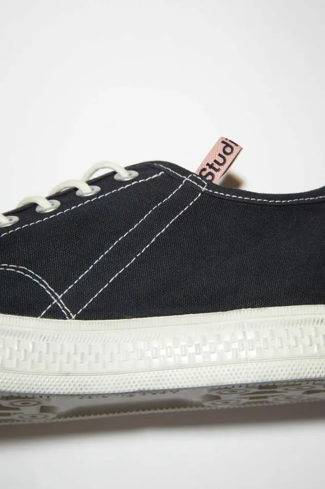 Acne Studios Shoes Woman Low Top Sneakers BlackOff White