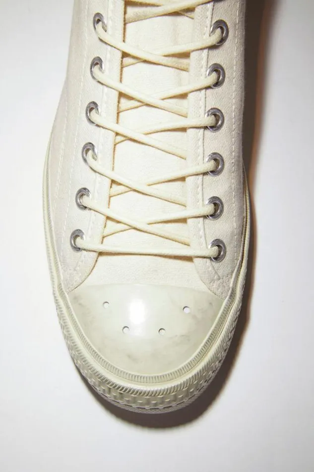 Acne Studios Shoes Woman Low Top Sneakers Off WhiteOff White