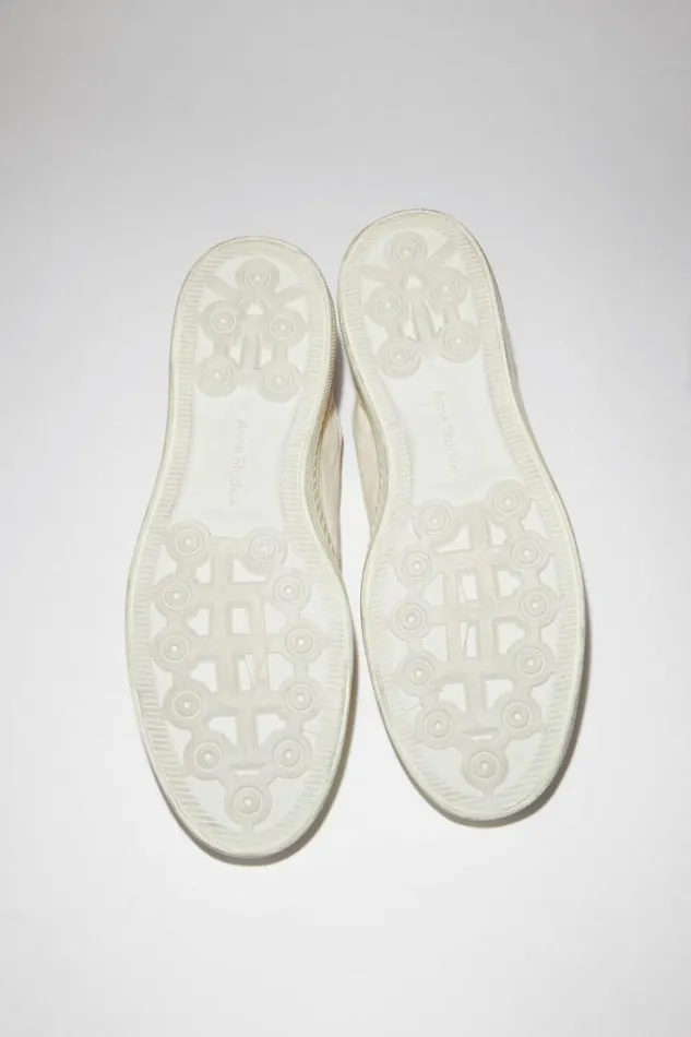 Acne Studios Shoes Woman Low Top Sneakers Off WhiteOff White