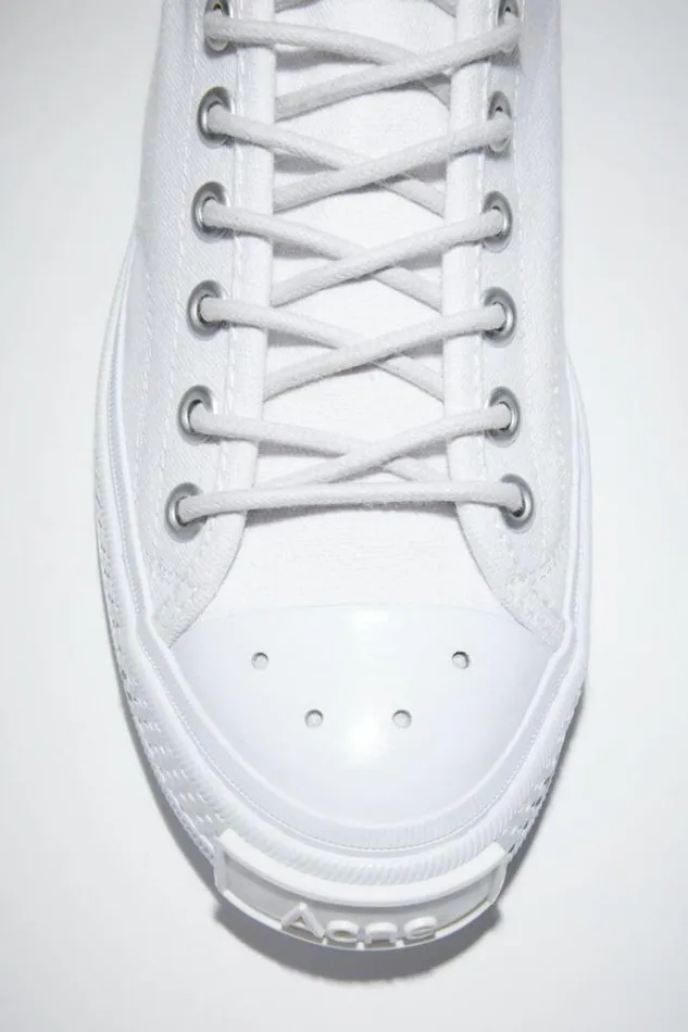 Acne Studios Shoes Woman Low Top Sneakers Optic White