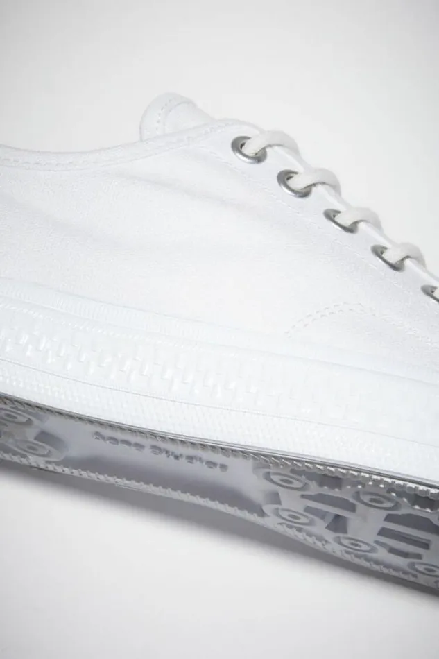 Acne Studios Shoes Woman Low Top Sneakers Optic White