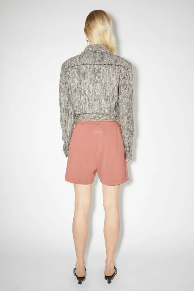 Acne Studios Shorts Woman Cotton Sweat Shorts Vintage Pink