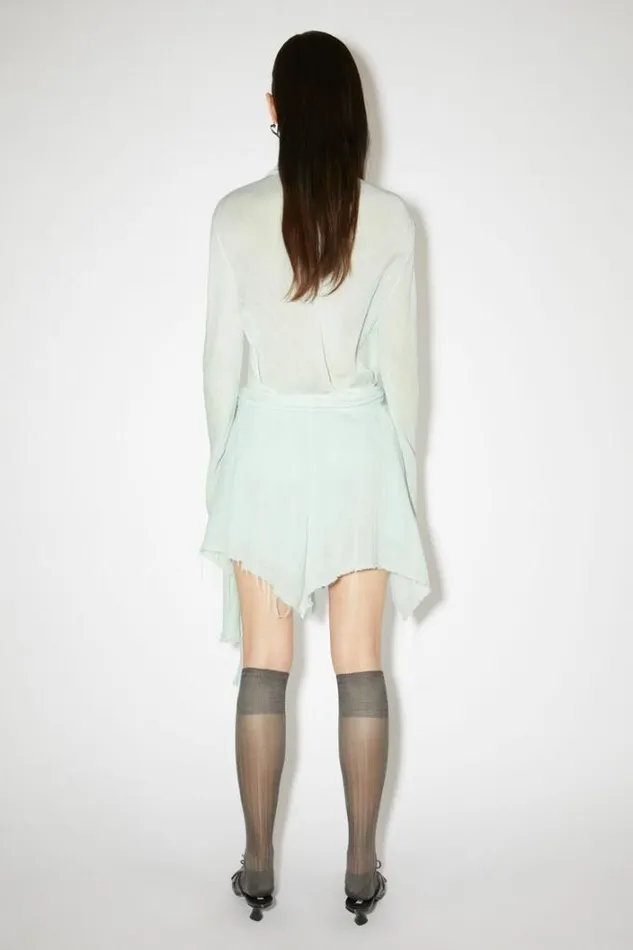 Acne Studios Skirts Woman DRAPED MINI SKIRT Caribbean Blue