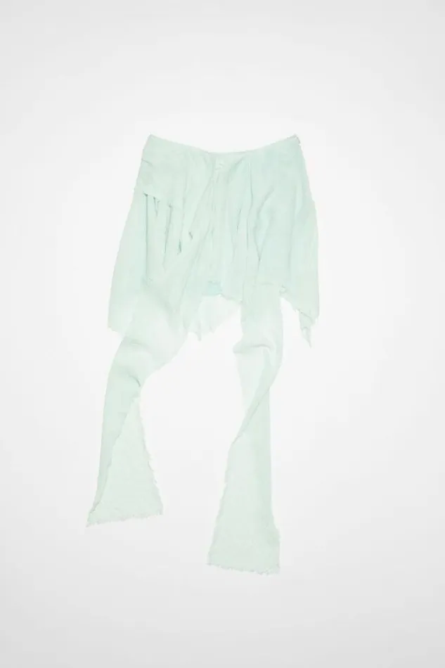 Acne Studios Skirts Woman DRAPED MINI SKIRT Caribbean Blue