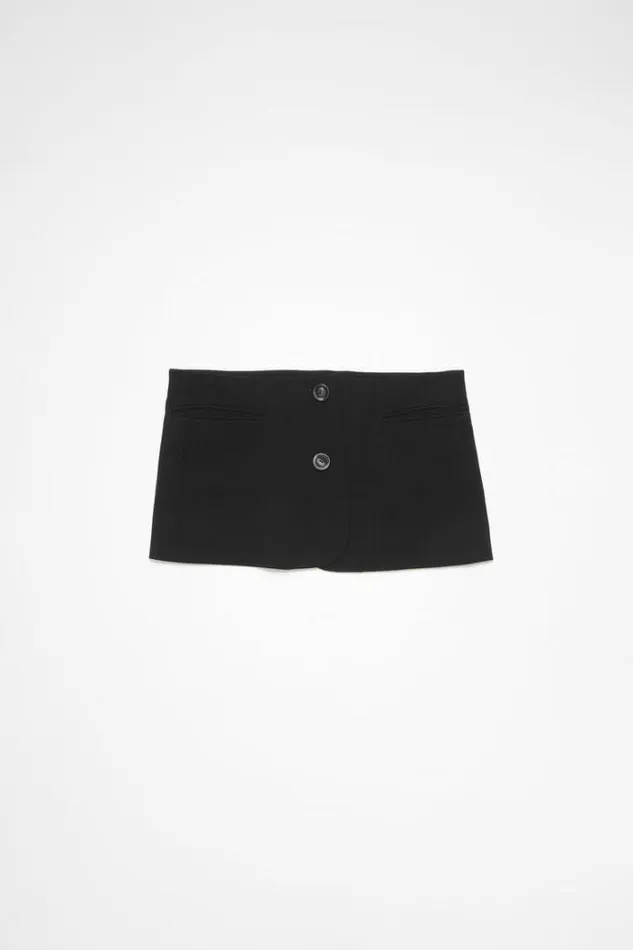 Acne Studios Skirts Woman Tailored Mini Skirt Black