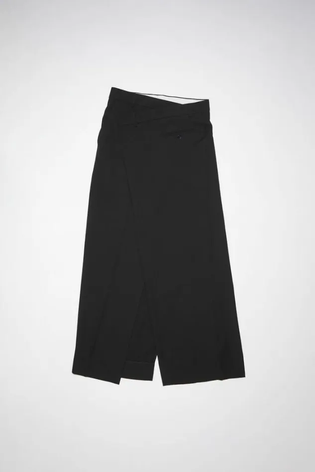 Acne Studios Skirts Woman Tailored Wrap Skirt Black