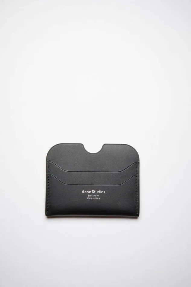 Acne Studios Small Leather Goods Man Card Holder Black