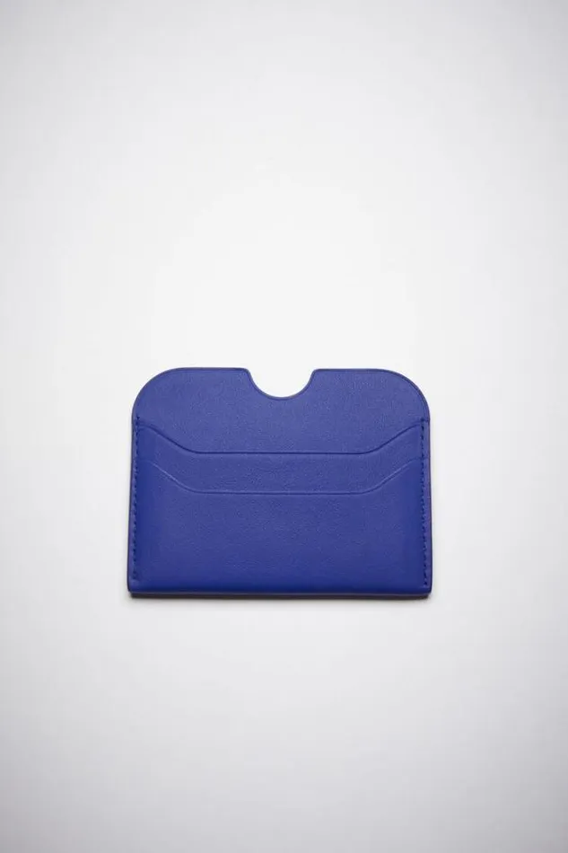 Acne Studios Small Leather Goods Man Card Holder Blue