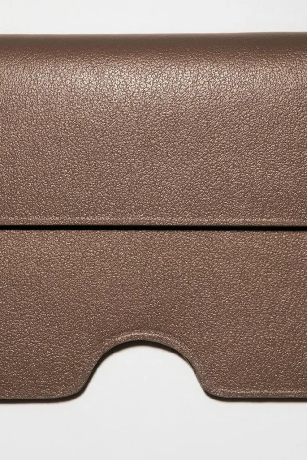 Acne Studios Small Leather Goods Man Card Holder Camel Brown