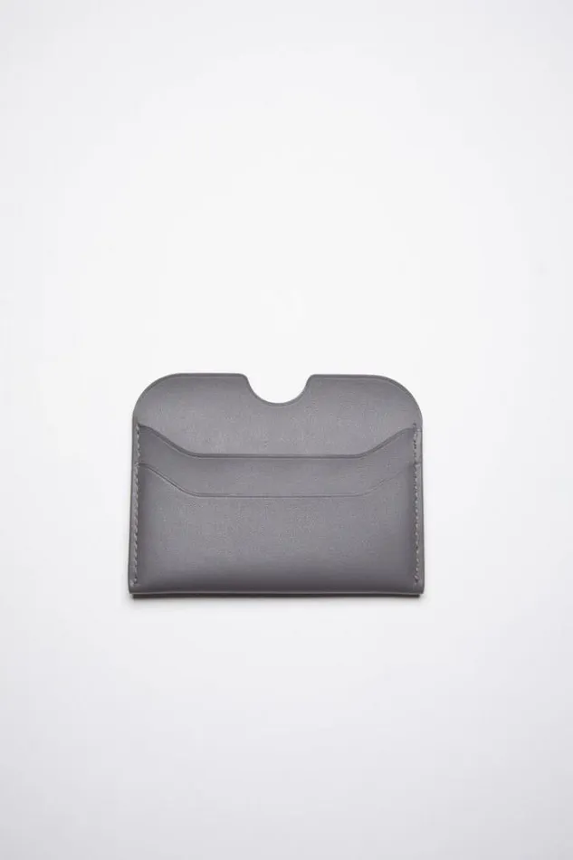 Acne Studios Small Leather Goods Man Card Holder Dark Grey