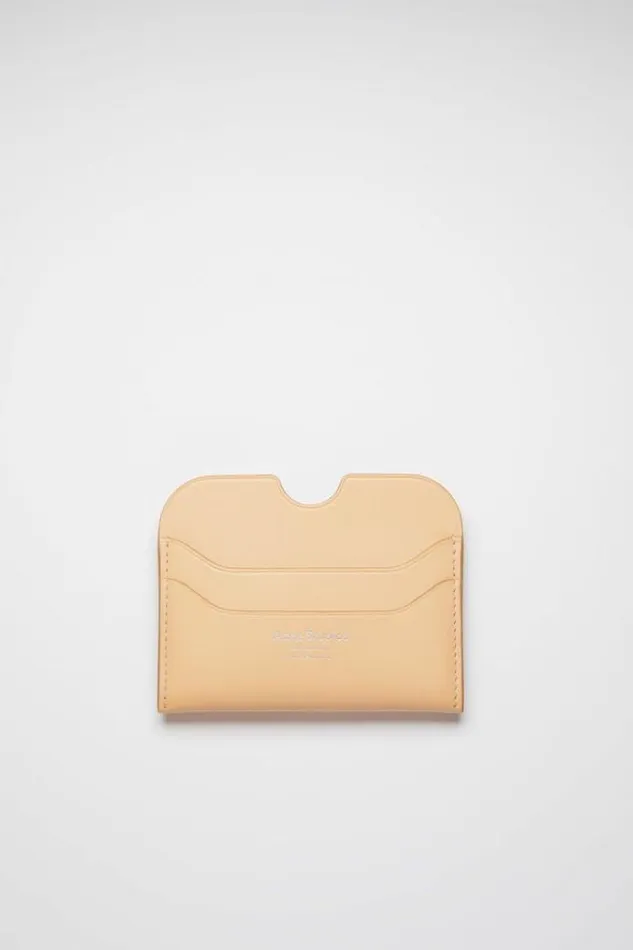 Acne Studios Small Leather Goods Man Card Holder Dune Beige