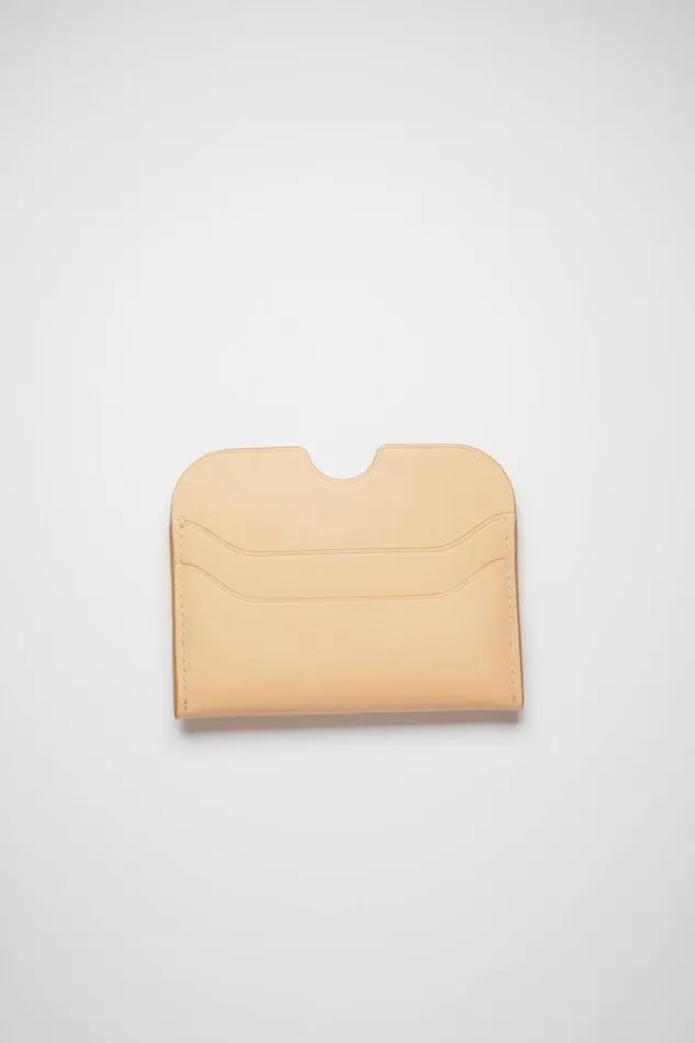 Acne Studios Small Leather Goods Man Card Holder Dune Beige