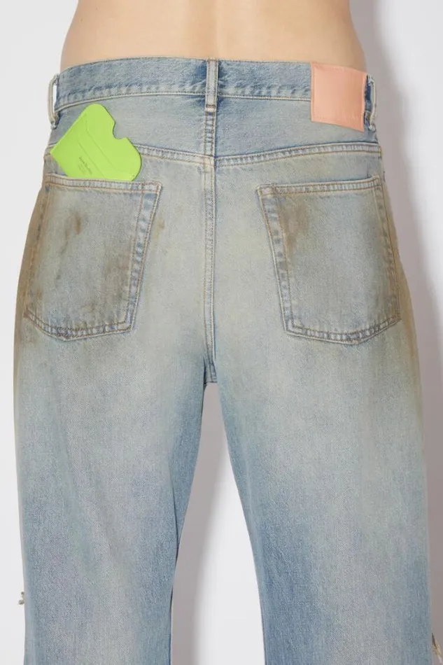 Acne Studios Small Leather Goods Man Card Holder Lime Green