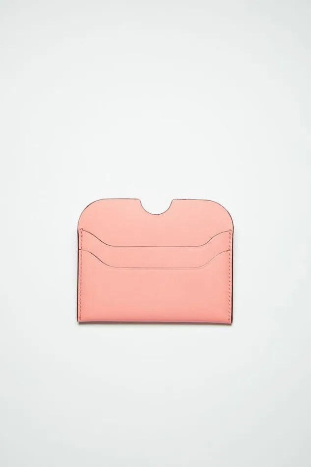 Acne Studios Small Leather Goods Man Card Holder Salmon Pink