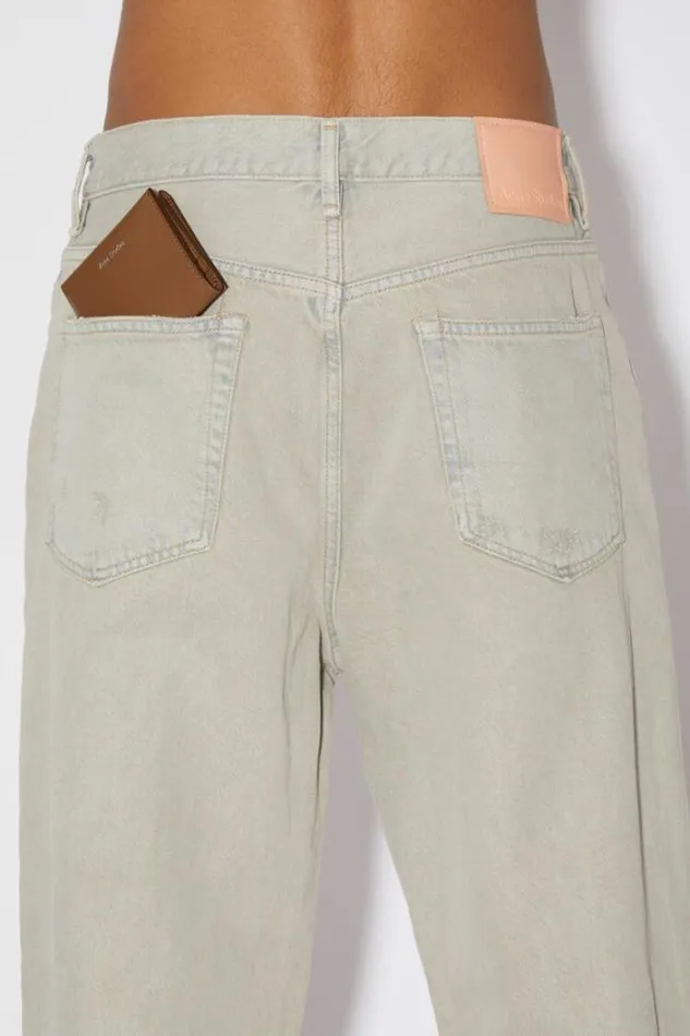 Acne Studios Small Leather Goods Man Folded Card Wallet Camel Brown