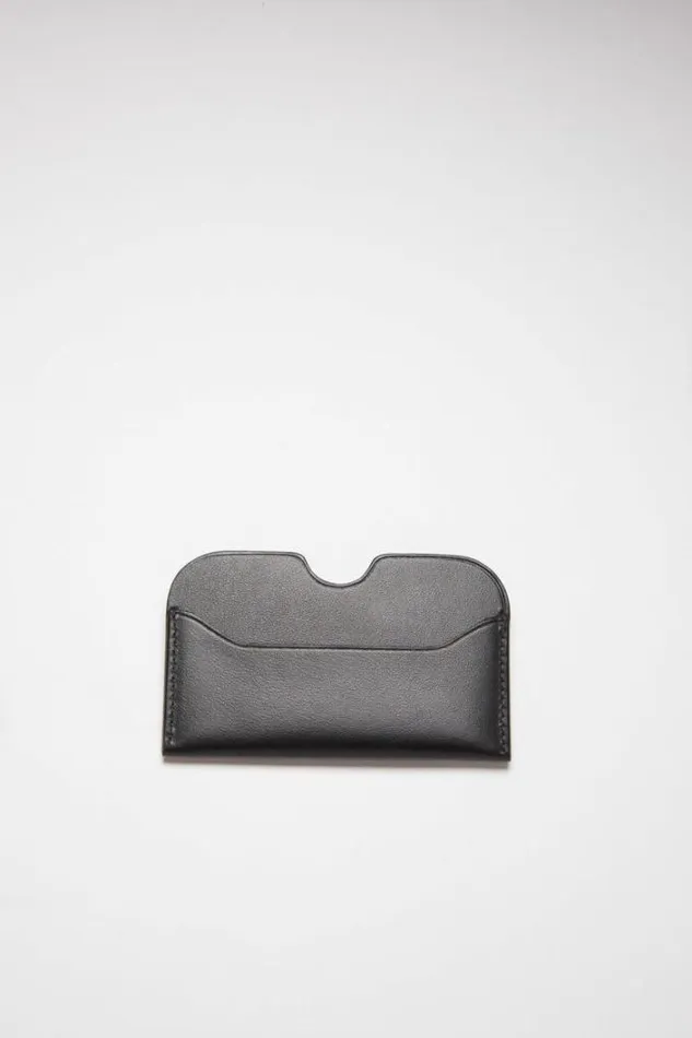 Acne Studios Small Leather Goods Man Leather Card Case Black