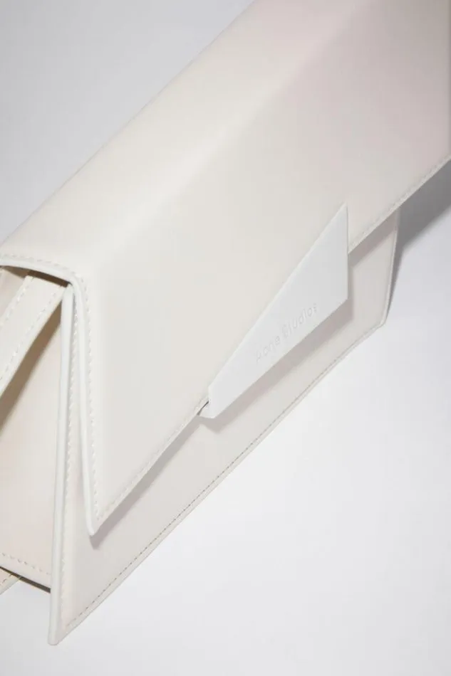 Acne Studios Small Leather Goods Woman Distortion Micro Bag White