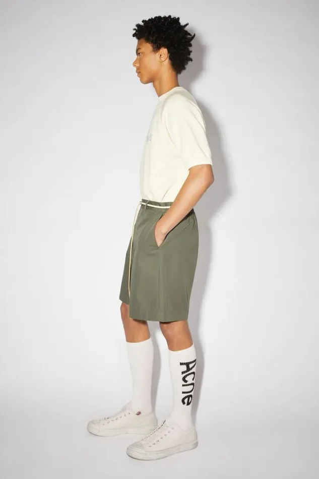 Acne Studios Socks Man Logojacquard Socks Off White