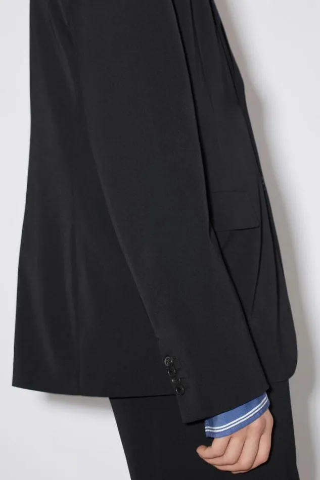 Acne Studios Suit Jackets Man Singlebreasted Jacket Black
