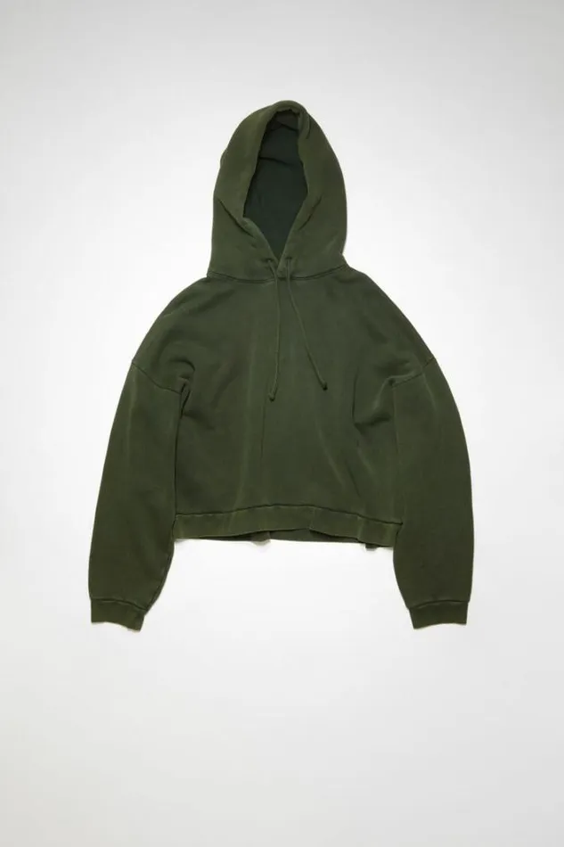 Acne Studios Sweatshirts Man Hooded Sweatshirt Moss Green