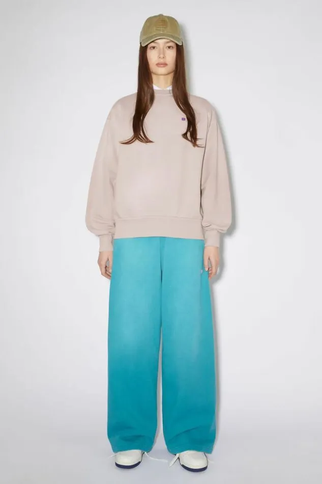 Acne Studios Sweatshirts Woman Crew Neck SweaterUnisex Dusty Beige