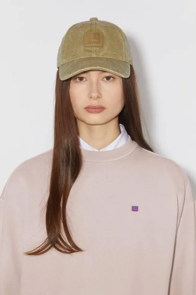 Acne Studios Sweatshirts Woman Crew Neck SweaterUnisex Dusty Beige